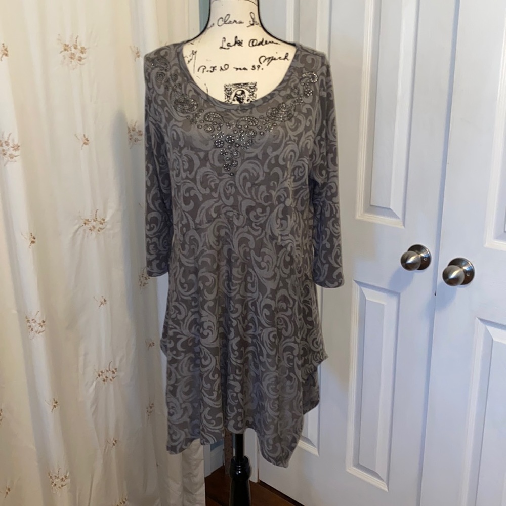 A-line midi dress.